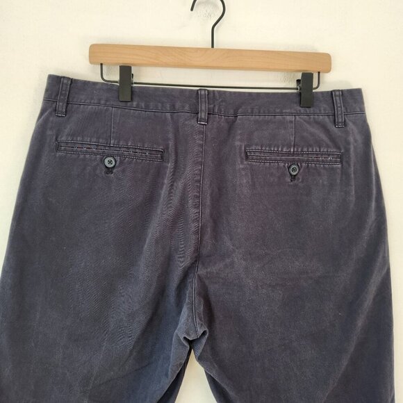 Bonobos Dark Navy Blue Wash Straight Leg Original Chino Pants Men's 36x32 - Picture 6 of 9